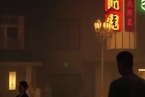 《雾港来信》封面：码头集装箱与一封被雨打湿的信